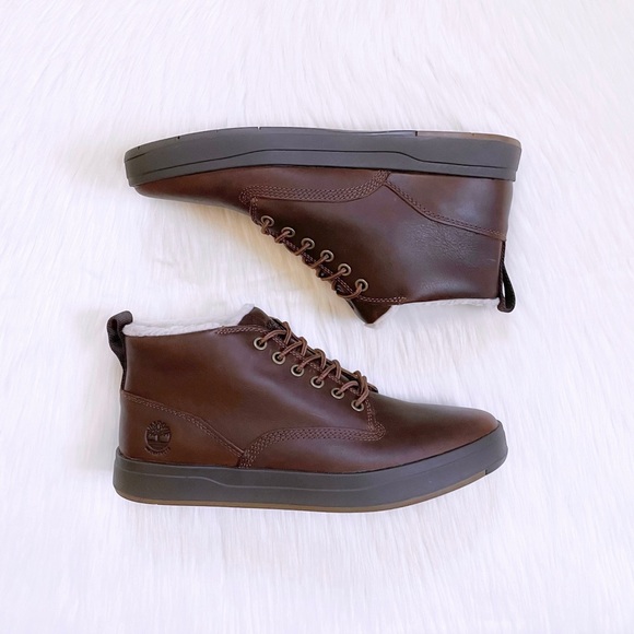 Timberland Men’s Davis Square Waterproof Warm Lined Chukka Boots - Picture 6 of 7